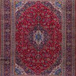فرش دستباف 12 متری یزد لاکی - کارکرده - کد 20865