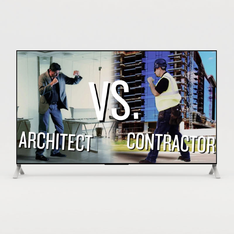موزیک ویدیو - معمار در مقابل پیمانکار - Architect vs Contractor