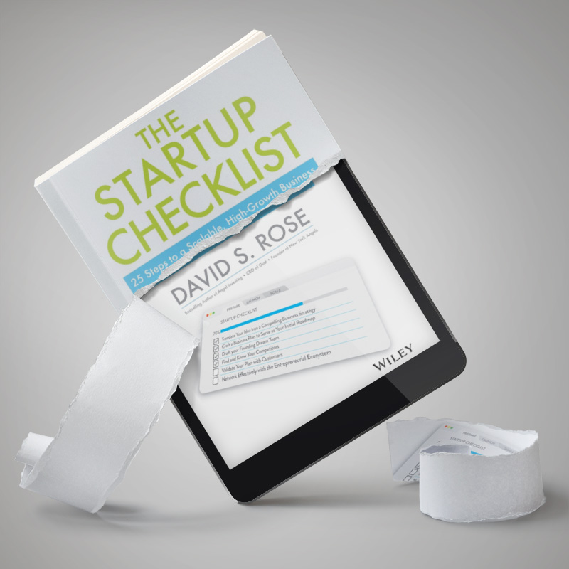 کتاب الکترونیکی - The Startup Checklist - 25 Steps to a Scalable, High-Growth Business - دیوید اس رز David S. Rose